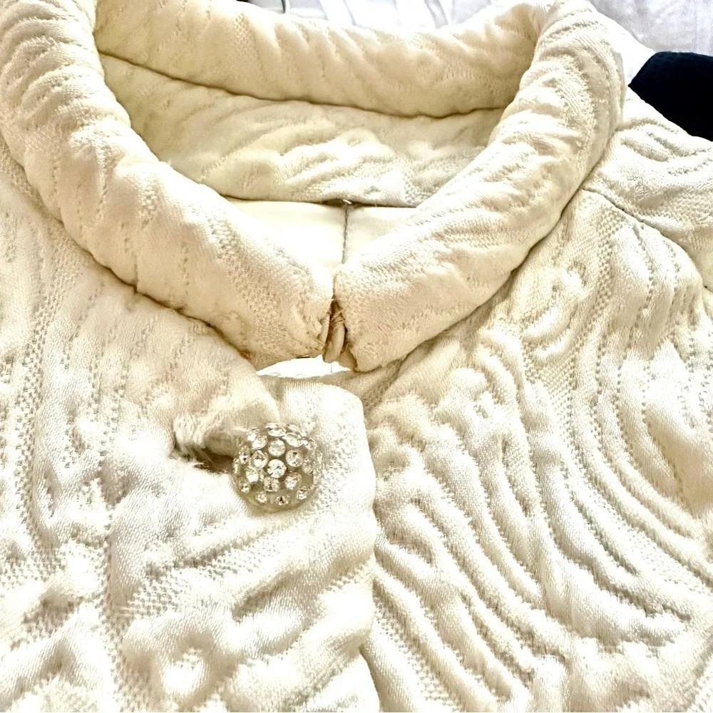 Vintage Jackie Kennedy inspired Embossed Dress Coat
